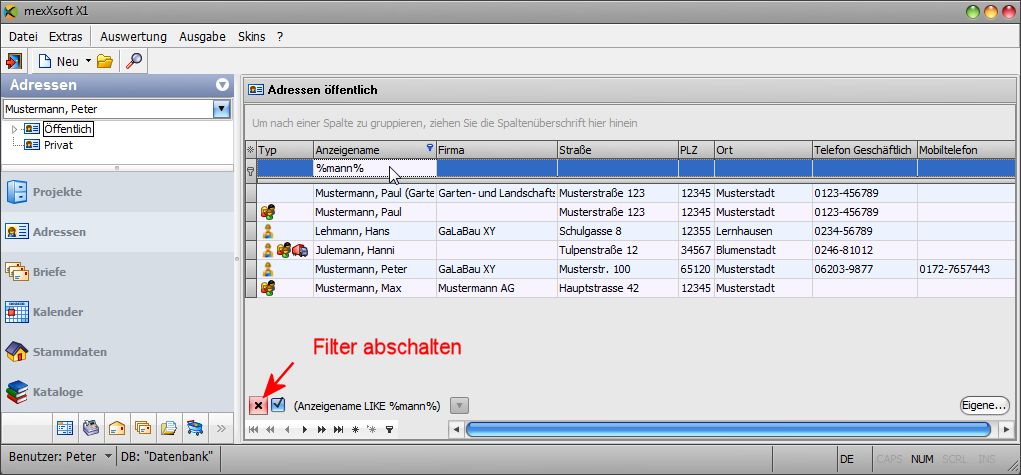 Adressen_filtern