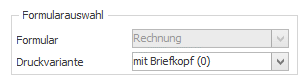 Formularauswahl